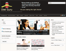 Tablet Screenshot of dietguru.net